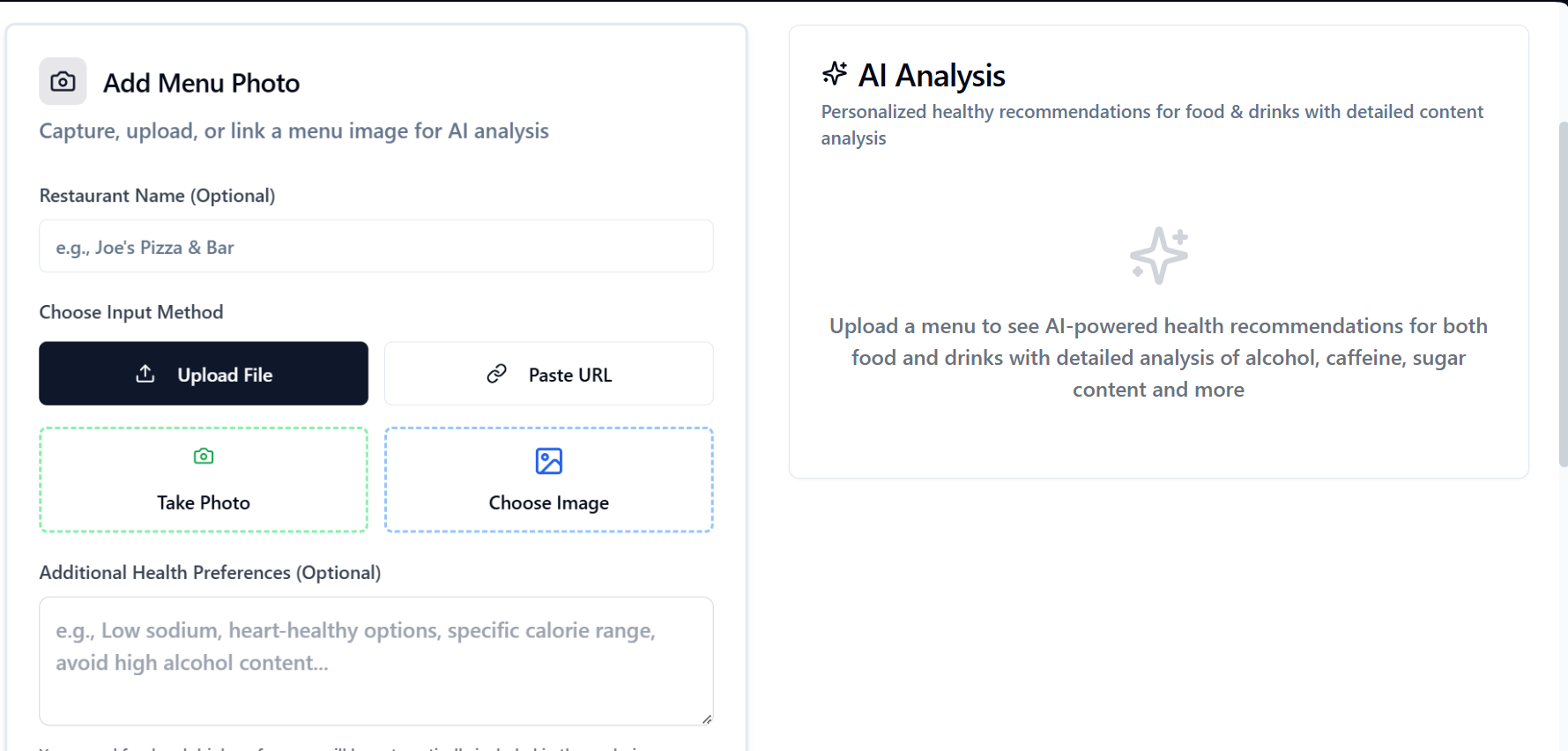 HealthyMenu AI - Image 1
